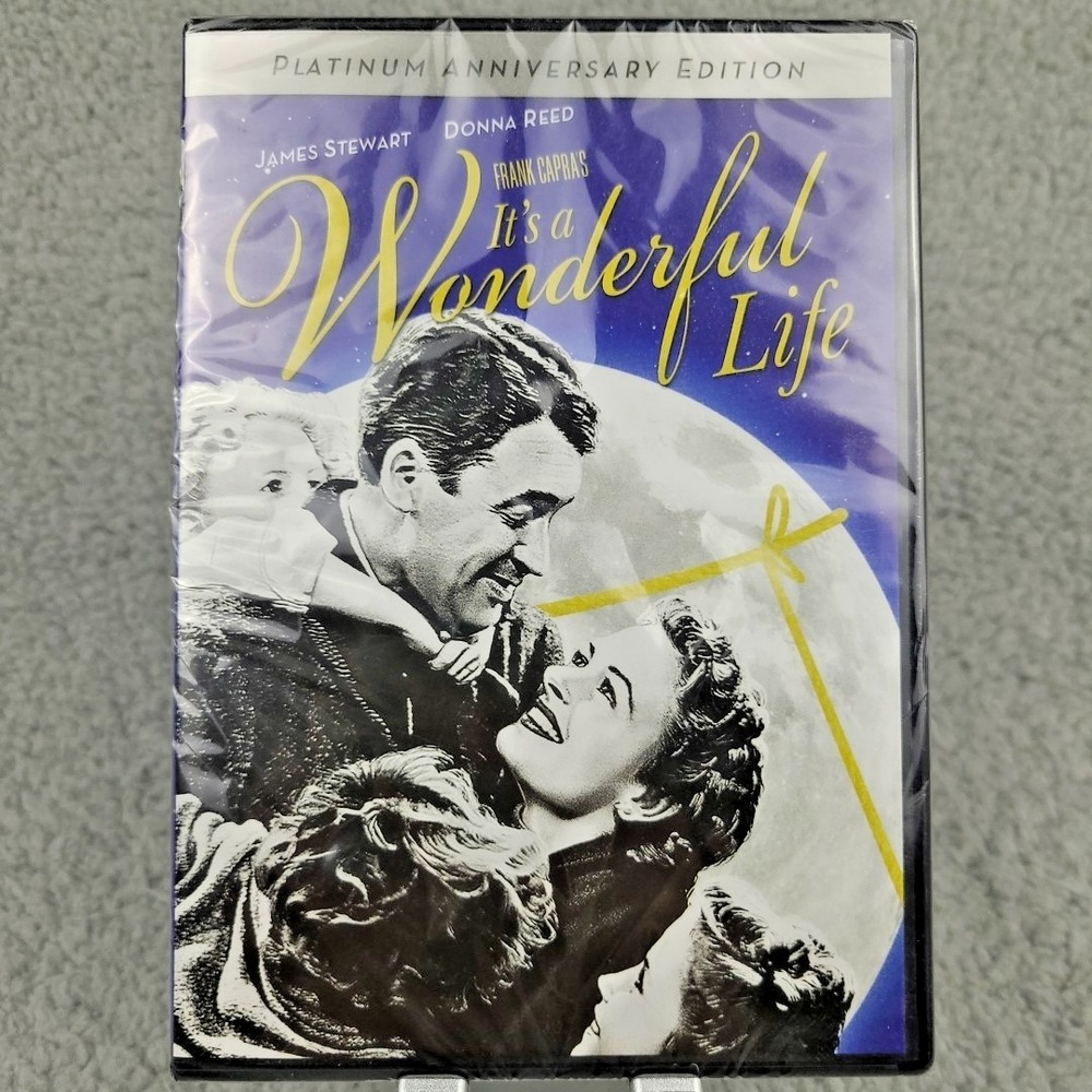 It's a Wonderful Life DVD 2016 Platinum Anniversary Edition James Stewart NEW